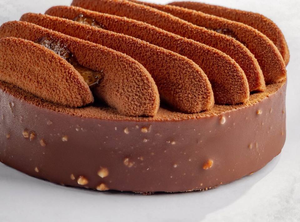 Chocolate Tart, a closer view