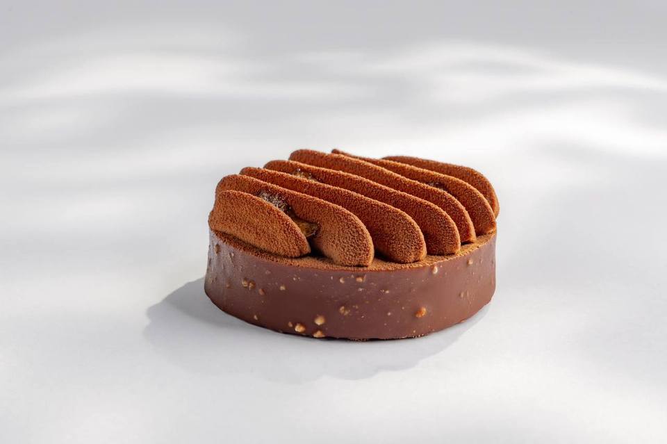 Chocolate Tart, studio photograph