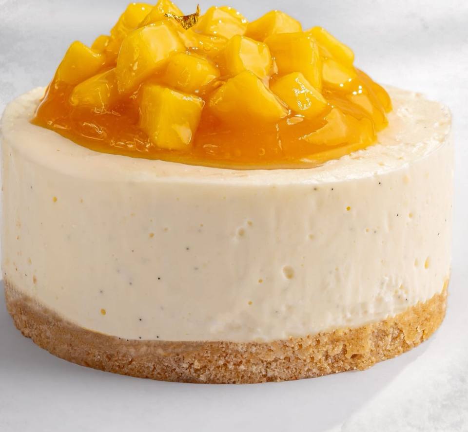 Mango Cheesecake, a closer view